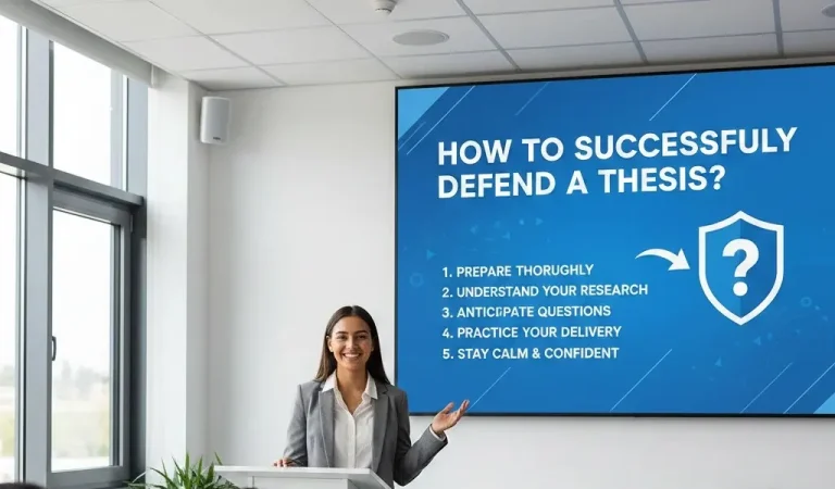 How To Successfully Defend A Thesis