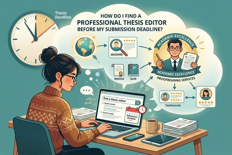 How do I find a professional thesis editor before my submission deadline?